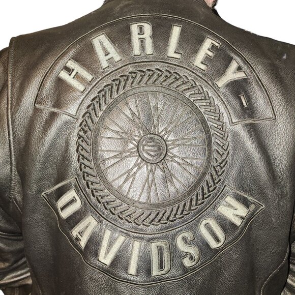 Women's Plus Size 2W Harley Davidson Willie G Leather Jacket Excellent Condition - Picture 1 of 10